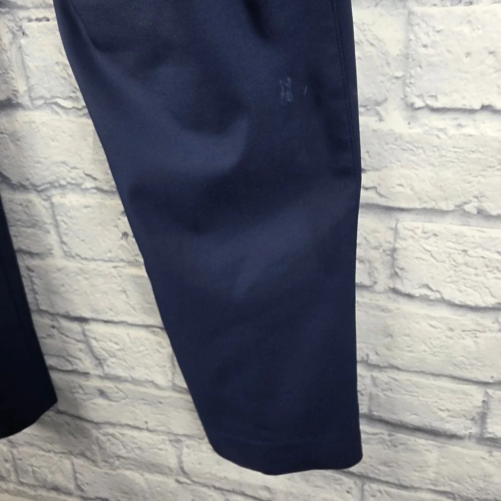 Peter Millar Crown Sport Mens Navy Blue Performance Golf Pants Size 38X31 Read